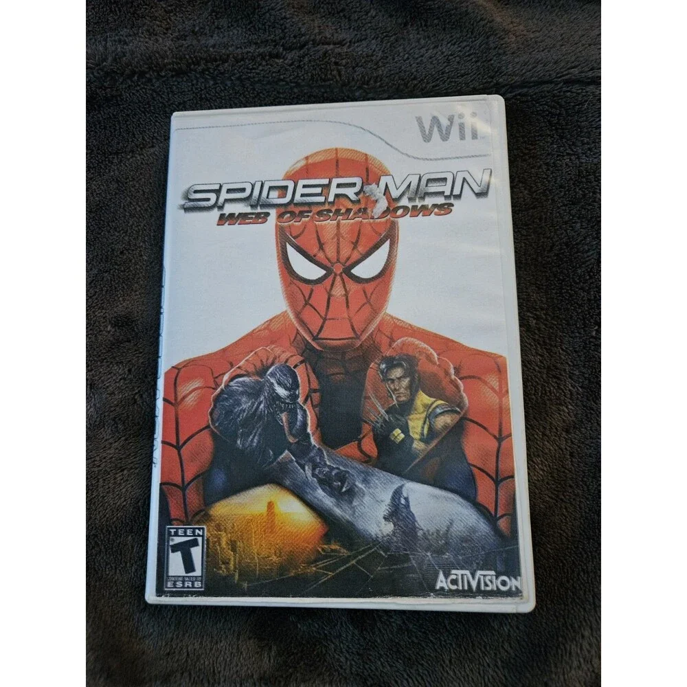 Spider-man Web Of Shadows Wii Tested Not Original Case Insert